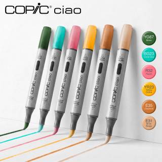 kit copic ciao com 6 canetas - Coleção Nostalgia 