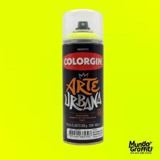 Tinta Spray Colorgin Arte Urbana 99756 Amarelo Fluor fosco