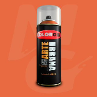 Tinta Spray Colorgin Arte Urbana 901 Laranja Holanda fosco 400ml