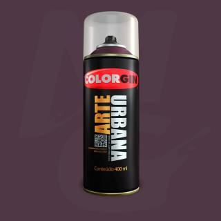 Tinta Spray Colorgin Arte Urbana 903 Roxo fosco 400ml