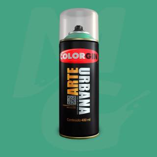 Tinta Spray Colorgin Arte Urbana 909 Verde Menta fosco 400ml