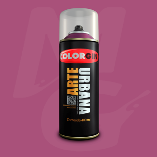 Tinta Spray Colorgin Arte Urbana 916 Rosa Lótus fosco 400ml
