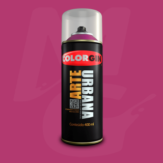 Tinta Spray Colorgin Arte Urbana 918 Rosa Magenta fosco 400ml