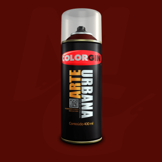 Tinta Spray Colorgin Arte Urbana 919 Vermelho Ferrari fosco 400ml