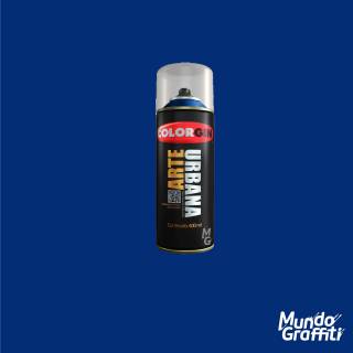 Tinta Spray Colorgin Arte Urbana 925 Azul Netuno fosco 400ml