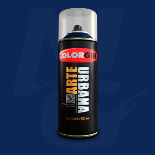 Tinta Spray Colorgin Arte Urbana 925 Azul Netuno fosco 400ml