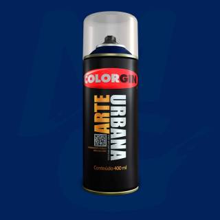 Tinta Spray Colorgin Arte Urbana 925 Azul Netuno fosco 400ml