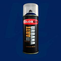Tinta Spray Colorgin Arte Urbana 925 Azul Netuno fosco 400ml