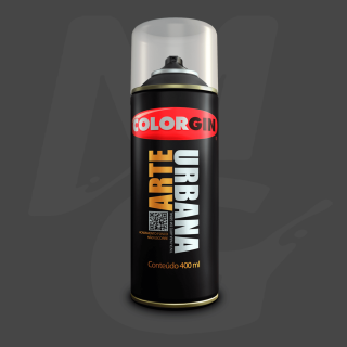 Tinta Spray Colorgin Arte Urbana 935 Cinza Londres fosco 400ml