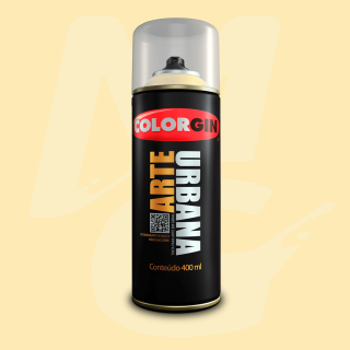 Tinta Spray Colorgin Arte Urbana 941 Bege Bambu fosco 400ml