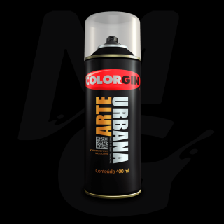 Tinta Spray Colorgin Arte Urbana 945 Preto fosco 400ml