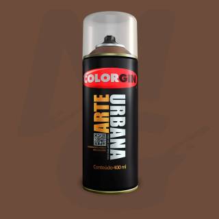 Tinta Spray Colorgin Arte Urbana 952 Marrom Canela fosco 400ml