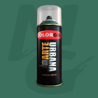 Tinta Spray Colorgin Arte Urbana 962 Verde Náutico fosco 400ml