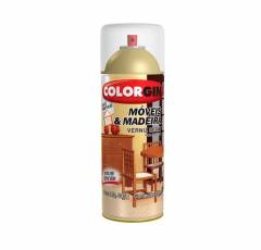 Spray Verniz Colorgin Natural p/ Madeira 765 Brilhante 350ml