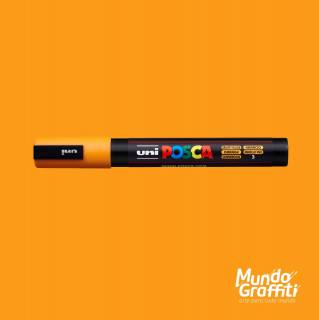 Caneta Posca 5M Amarelo Vivo (laranja)