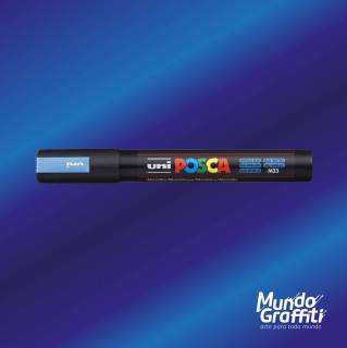 Caneta Posca 5M Azul Metalico