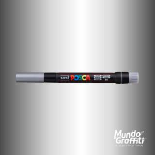 Caneta Brush Posca PCF 350 Prata