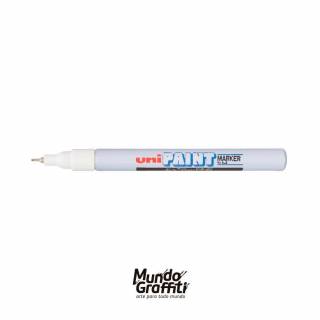 Marcador Industrial Permanente Uni Paint Marker PX203 Branco