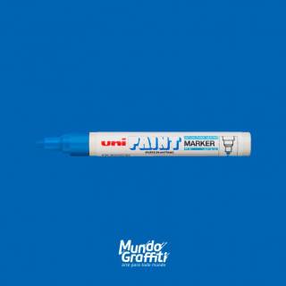 Marcador Industrial Permanente Uni Paint Marker PX20 Azul