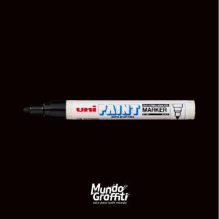 Marcador Industrial Permanente Uni Paint Marker PX20 Preto