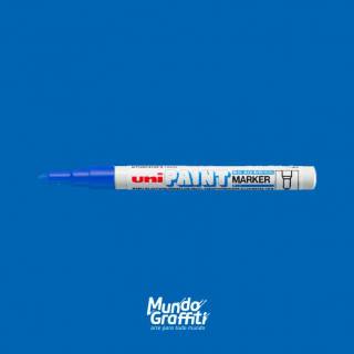 Marcador Industrial Permanente Uni Paint Marker PX21 Azul