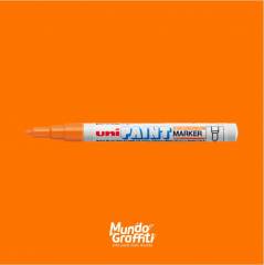 Marcador Permanente Uni Paint Marker PX21 Laranja