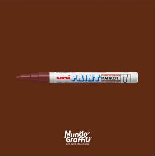 Marcador Permanente Uni Paint Marker PX21 Marrom