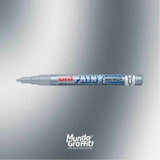 Marcador Permanente Uni Paint Marker PX21 Prata