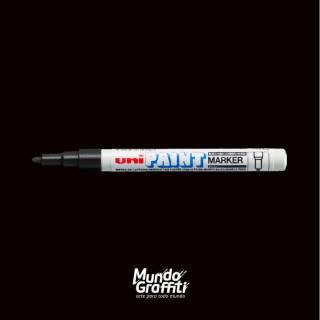 Marcador Industrial Permanente Uni Paint Marker PX21 Preto