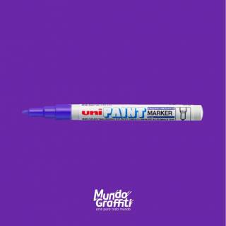 Marcador Industrial Permanente Uni Paint Marker PX21 Violeta