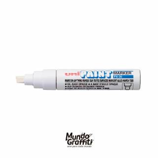 Marcador Industrial Permanente Uni Paint Marker PX30 Branco