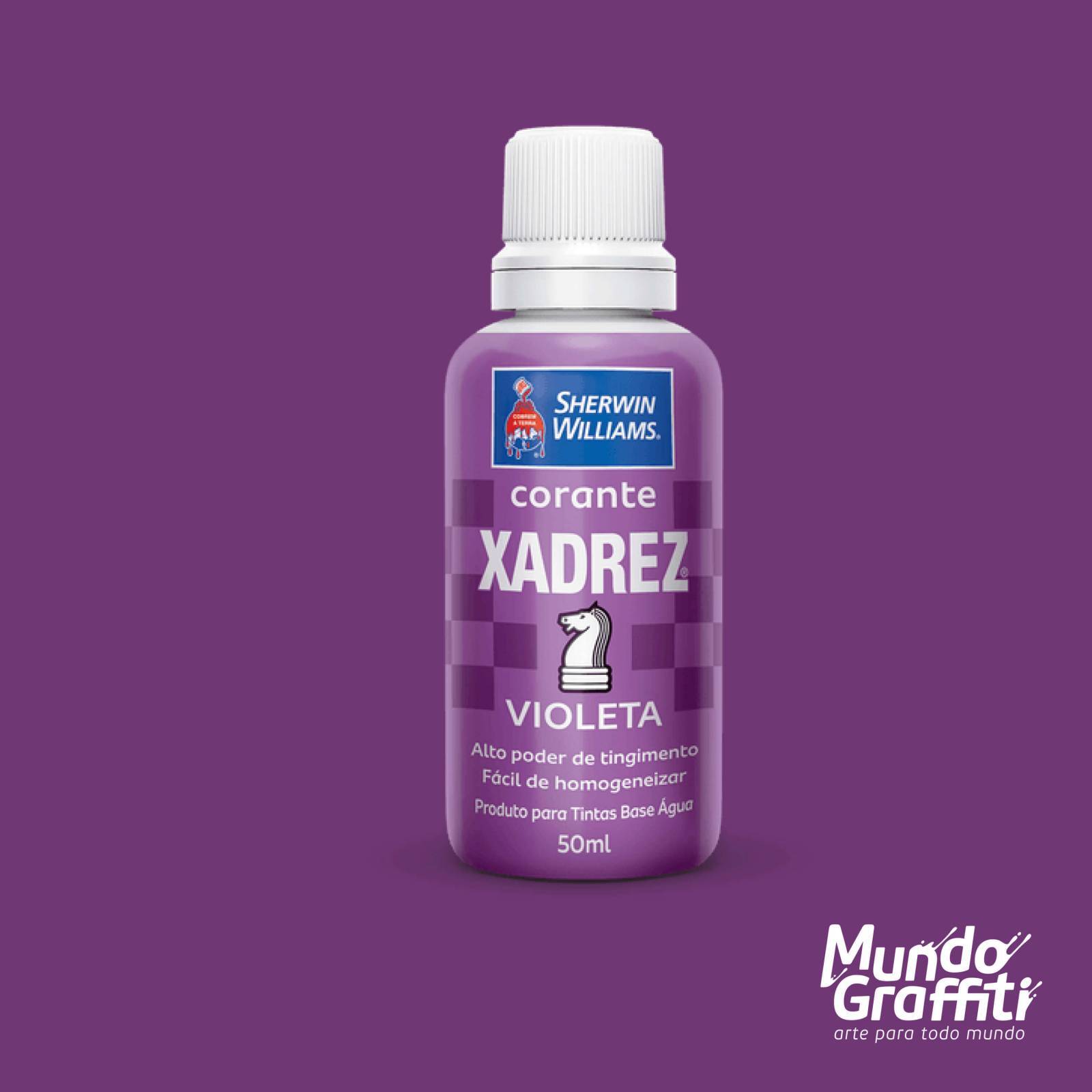 Rende Mais  Corante Líquido Xadrez 50 ml Violeta