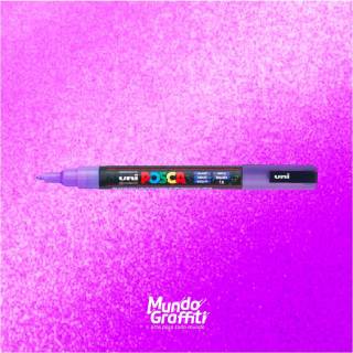 Caneta Posca 3M Violeta Glitter 