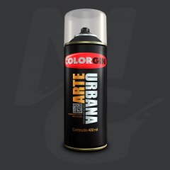 Tinta Spray Colorgin Arte Urbana 985 Cinza Chumbo fosco 400ml