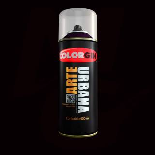 Tinta Spray Colorgin Arte Urbana 997 Violeta Vampiro fosco 400ml