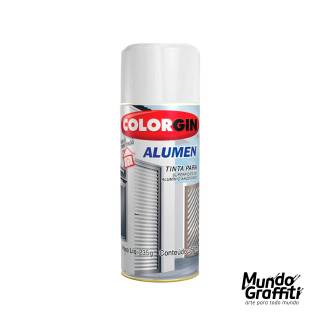 Tinta Spray Colorgin Alumen Branco 7004 350ml