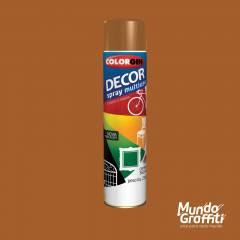 Tinta Spray Colorgin Decor 8671 Marrom Barroco Brilhante 360ml