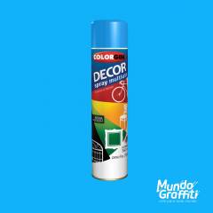 Tinta Spray Colorgin Decor 8621 Azul Médio Brilhante 360ml