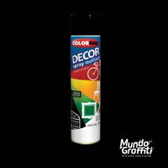 Tinta Spray Colorgin Decor 8711 Preto Fosco 360ml