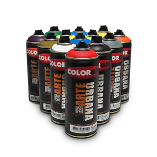 Kit Tinta Spray para Pintura com 12 latas (cores a sua escolha)