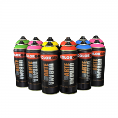 Kit Colorgin Arte Urbana com 12 latas (cores a sua escolha)