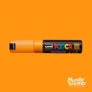 Caneta Posca 7M Amarelo Vivo (laranja)