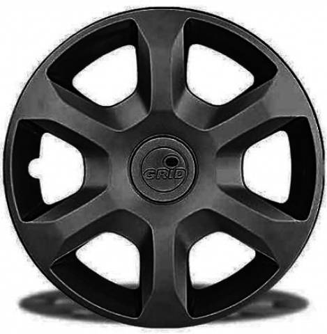 CALOTA SANDERO LOGAN MEGANE 2014 2015 R15 PRETO FOSCO JOGO 4PÇ