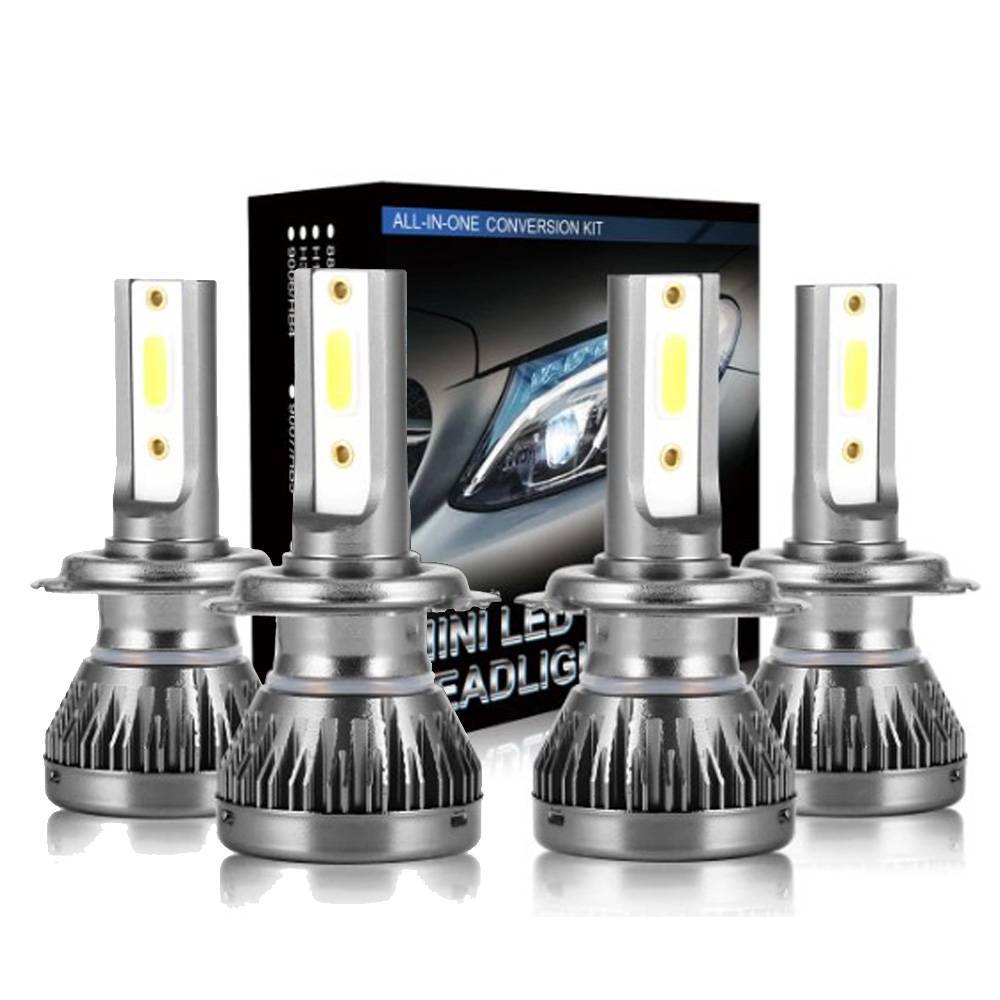 Kit Lampada H7 LED 6000K Farol Baixo e Alto Peugeot 508