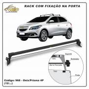 Rack de Teto Onix Novo Prisma 2012 a 2020 Aço Preto