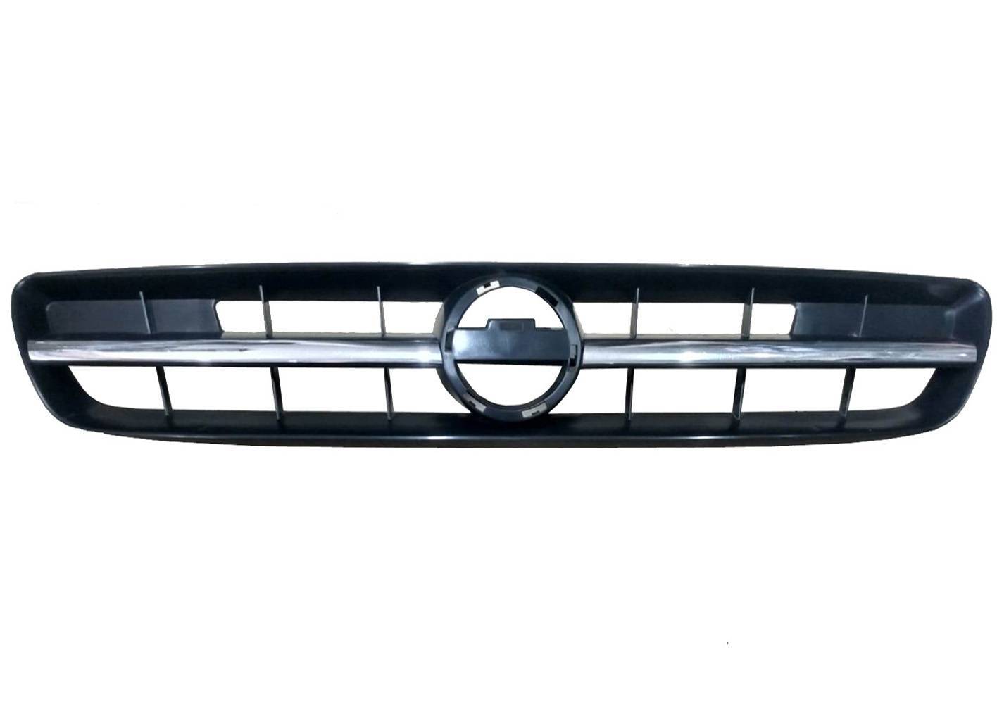 Grade Montana 04 05 06 07 Preto Aplique Cromado