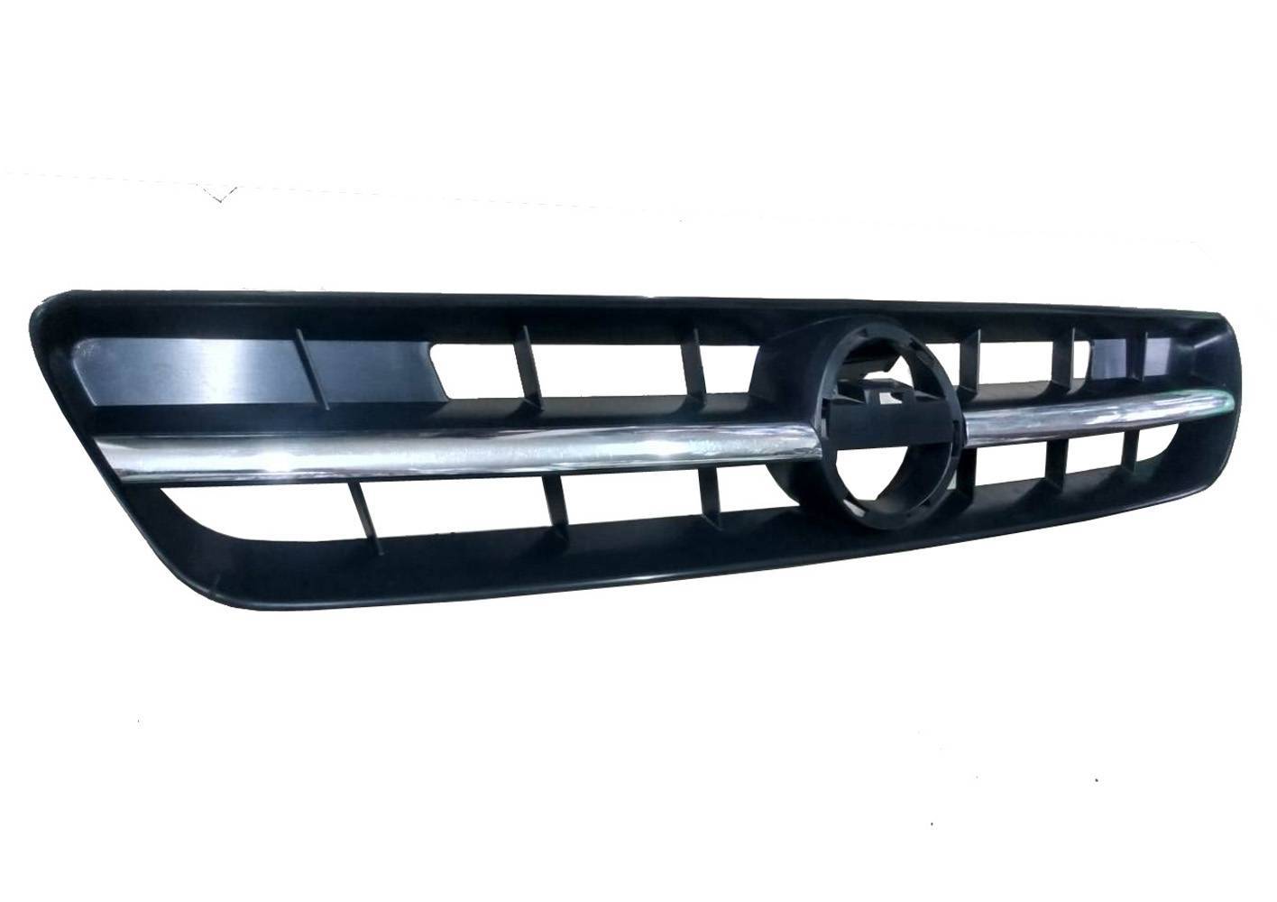 Grade Montana 04 05 06 07 Preto Aplique Cromado