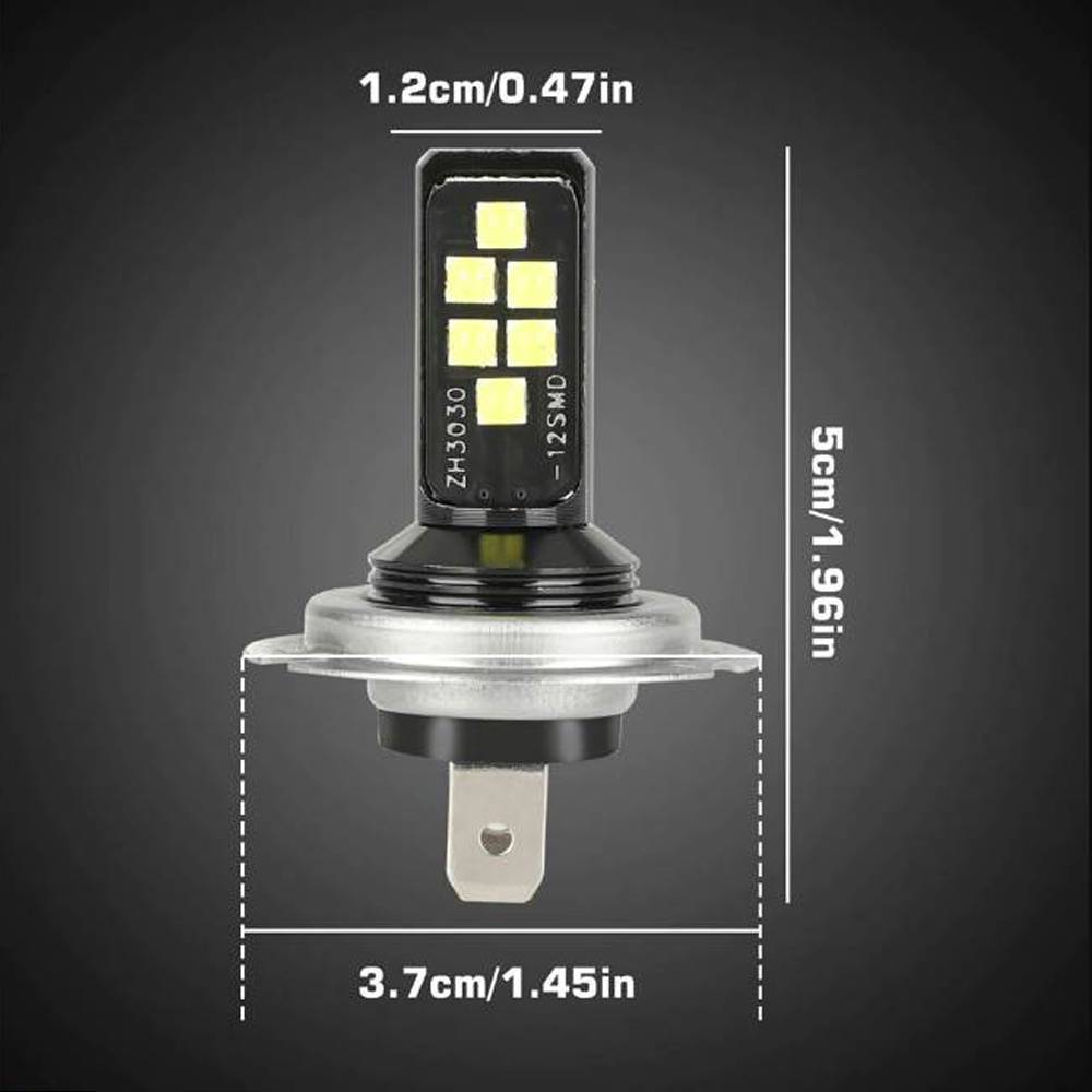 Kit Lampada H4 Led 6000K Farol Chevette Chevy 1973 a 1993