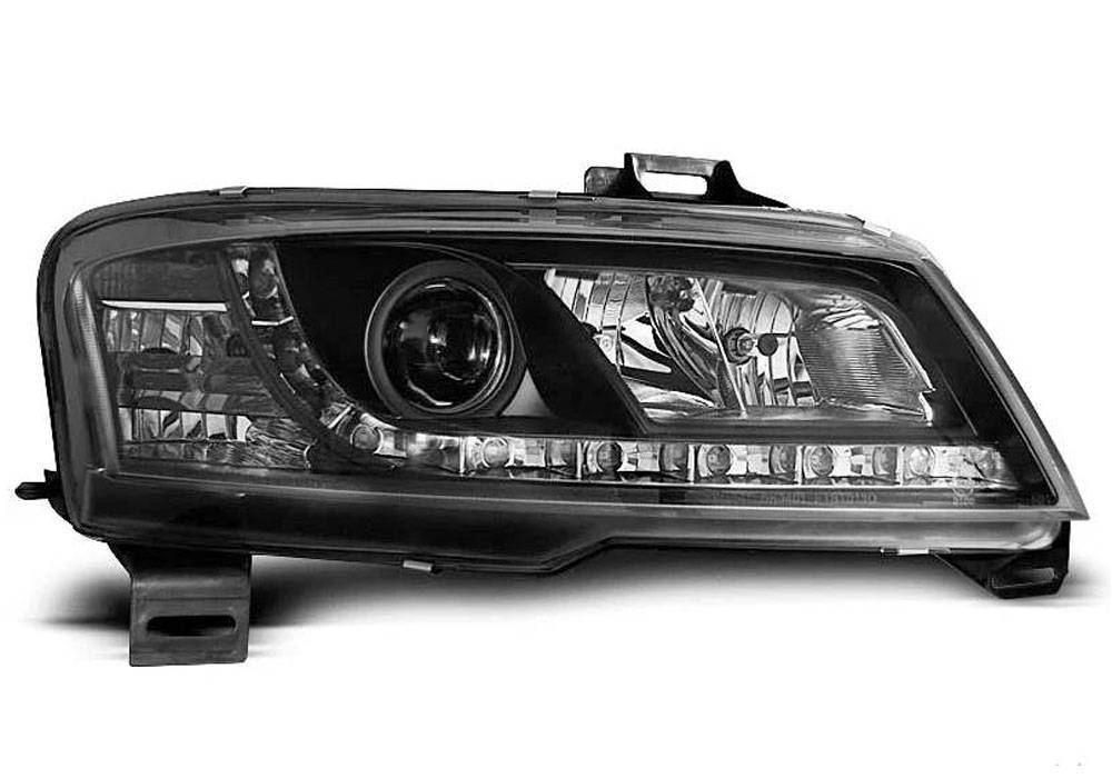 Farol Led Fiat Stilo 03 04 05 06 07 08 09 10 11 Negro Par