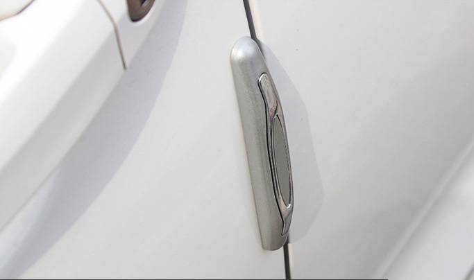Protetor Porta Universal Abs Preto Prata Branco 4 Peças